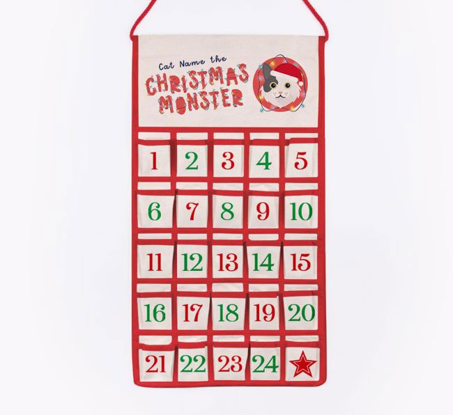 Christmas Monster: Personalised {breedCommonName} Advent Calendar